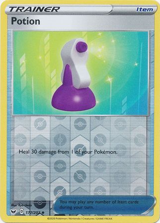 Sword & Shield - 177/202 - Potion - Reverse Holo