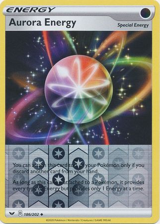Sword & Shield - 186/202 - Aurora Energy - Reverse Holo