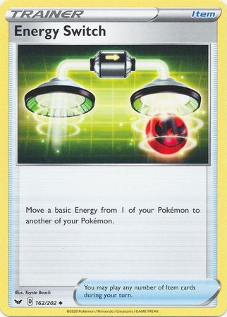 Sword & Shield - 162/202 - Energy Switch