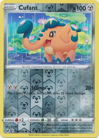 Sword & Shield - 136/202 - Cufant - Reverse Holo