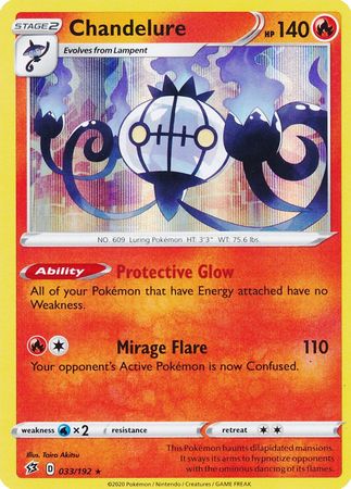 Rebel Clash - 033/192 - Chandelure - Holo