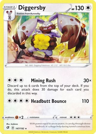 Rebel Clash - 147/192 - Diggersby