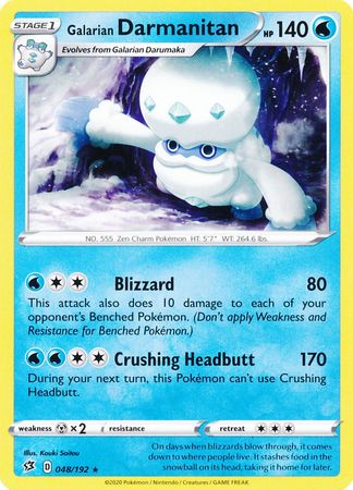 Rebel Clash - 048/192 - Galarian Darmanitan