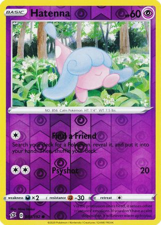 Rebel Clash - 083/192 - Hatenna - Reverse Holo