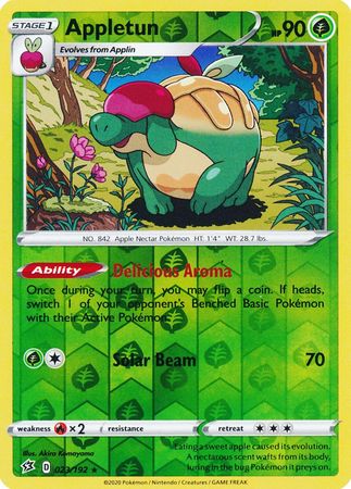 Rebel Clash - 023/192 - Appletun - Reverse Holo