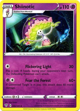 Darkness Ablaze - 080/189 - Shiinotic