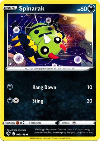 Darkness Ablaze - 102/189 - Spinarak