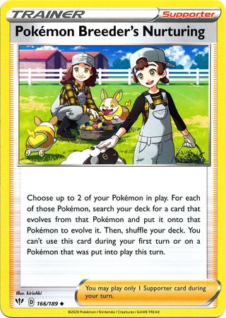 Darkness Ablaze - 166/189 - Pokémon Breeder's Nurturing