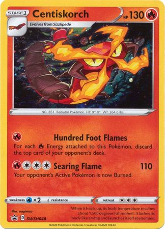 Black Star Promos - SWSH048 - Centiskorch - Holo
