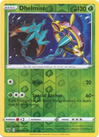 Vivid Voltage - 019/185 - Dhelmise - Reverse Holo