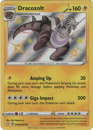 Shining Fates: Shiny Vault - SV045/SV122 - Dracozolt
