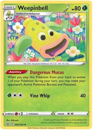 Battle Styles - 002/163 - Weepinbell