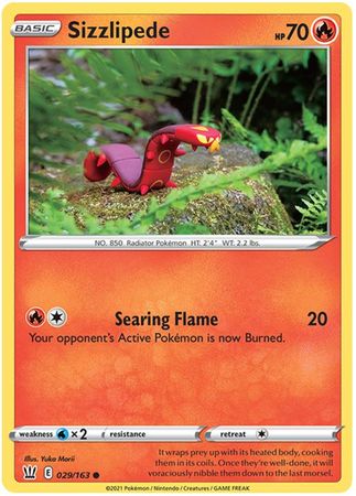 Battle Styles - 029/163 - Sizzlipede