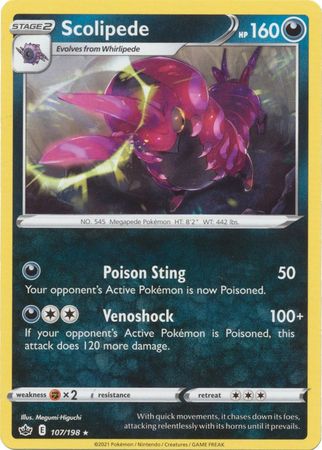 Chilling Reign - 107/198 - Scolipede