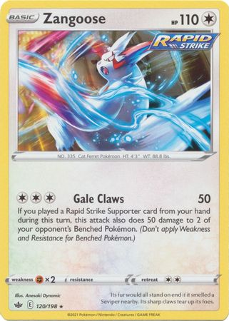 Chilling Reign - 120/198 - Zangoose