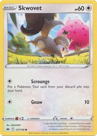Chilling Reign - 127/198 - Skwovet