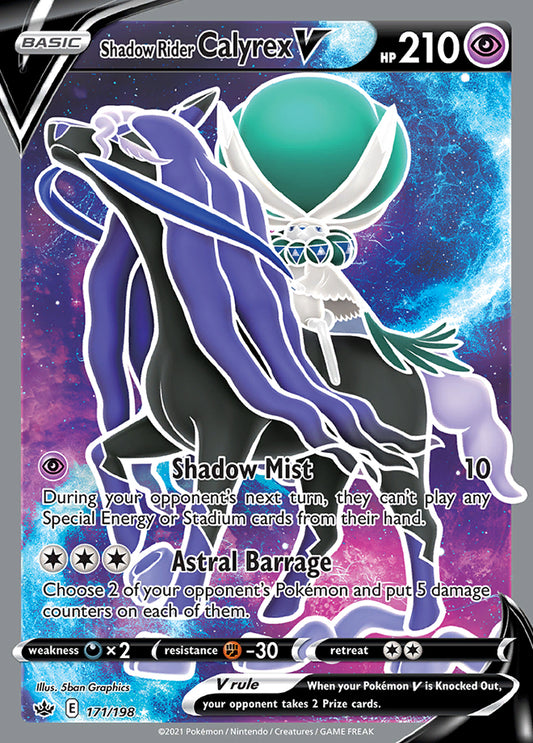 Chilling Reign - 171/198 - Shadow Rider Calyrex V