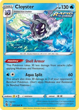 Fusion Strike - 051/264 - Cloyster