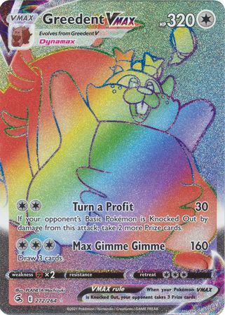 Fusion Strike - 272/264 - Greedent VMAX