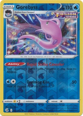 Fusion Strike - 067/264 - Gorebyss - Reverse Holo