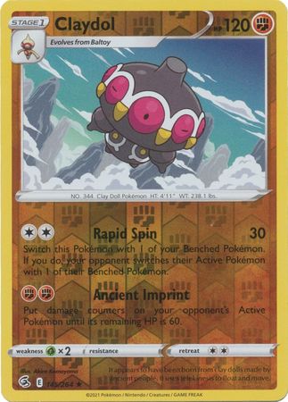 Fusion Strike - 145/264 - Claydol - Reverse Holo