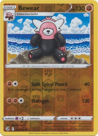 Fusion Strike - 151/264 - Bewear - Reverse Holo