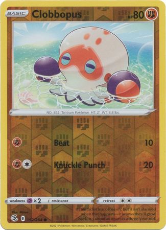 Fusion Strike - 152/264 - Clobbopus - Reverse Holo