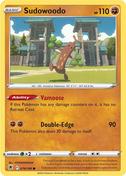 Astral Radiance - 074/189 - Sudowoodo - Reverse Holo