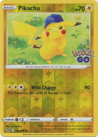 Pokémon GO - 028/078 - Pikachu - Reverse Holo