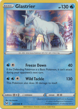 Lost Origin - 051/196 - Glastrier - Holo