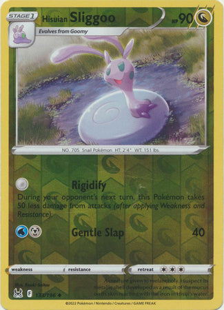 Lost Origin - 133/196 - Hisuian Sliggoo - Reverse Holo