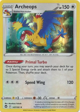 Silver Tempest - 147/195 - Archeops - Holo