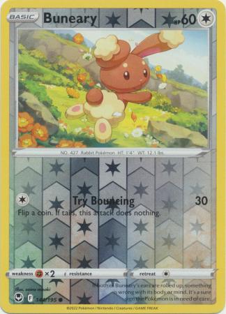 Silver Tempest - 144/195 - Buneary - Reverse Holo