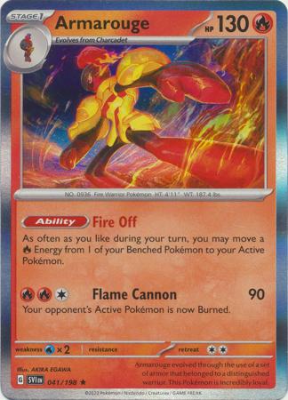 Scarlet & Violet - 041/198 - Armarouge - Holo