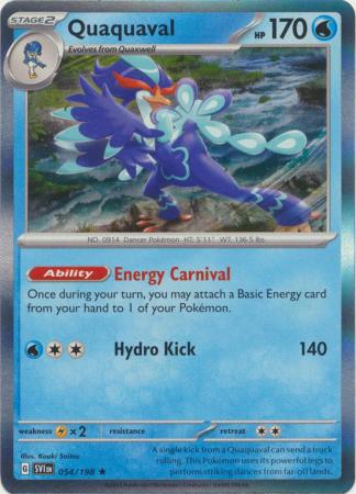 Scarlet & Violet - 054/198 - Quaquaval - Holo