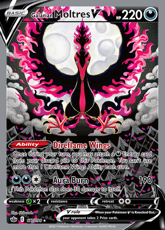 Chilling Reign - 177/198 - Galarian Moltres V