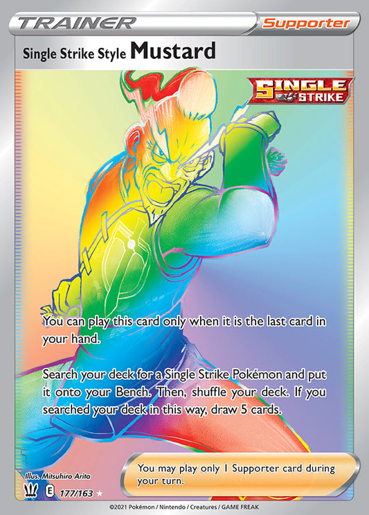 Battle Styles - 177/163 - Single Strike Style Mustard