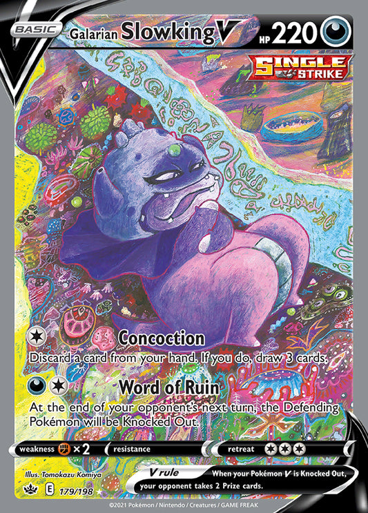Chilling Reign - 179/198 - Galarian Slowking V