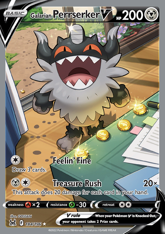 Lost Origin - 184/196 - Galarian Perrserker V