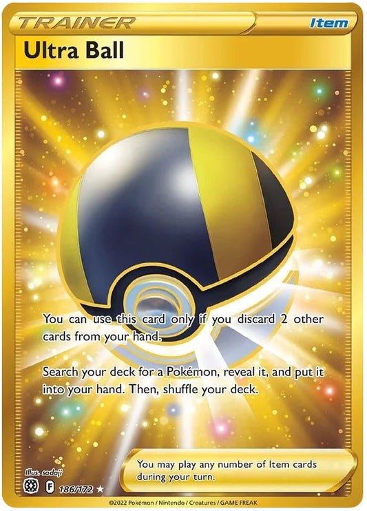 Brilliant Stars - 186/172 - Ultra Ball (Gold)