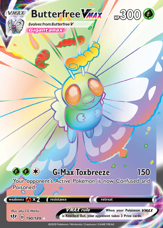 Darkness Ablaze - 190/189 - Butterfree VMAX