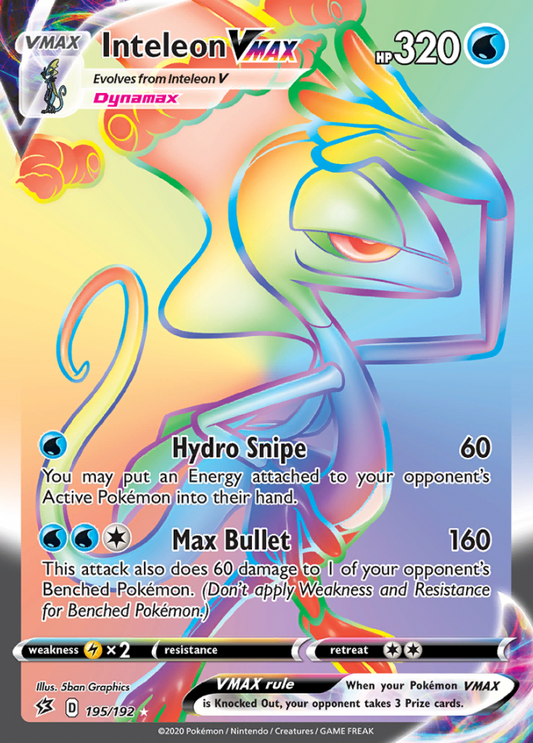 Rebel Clash - 195/192 - Inteleon VMAX