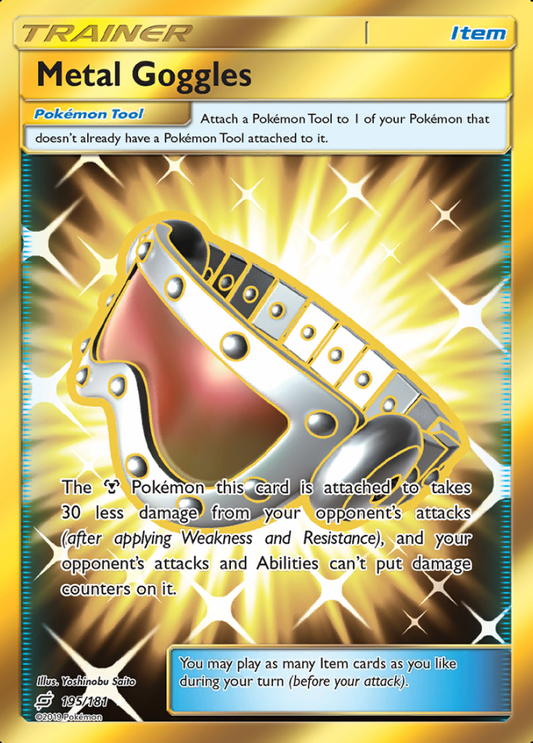 Team Up - 195/181 - Metal Goggles (Gold)