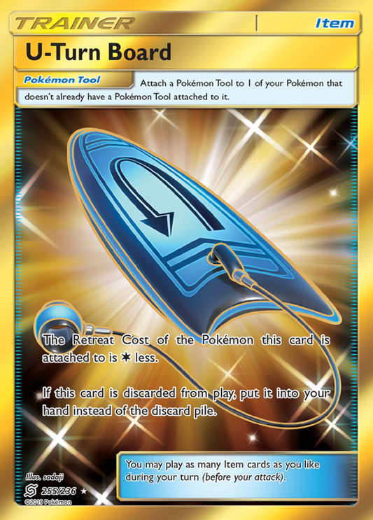 Unified Minds - 255/236 - U-Turn Board (Gold)