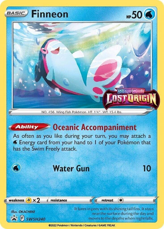 Black Star Promos - SWSH240 - Finneon (Sealed Full Deck)