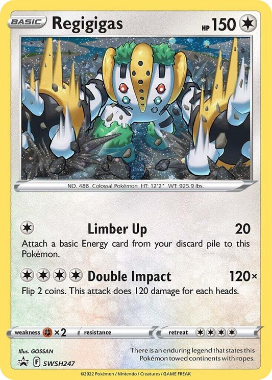 Black Star Promos - SWSH247 - Regigigas - Holo