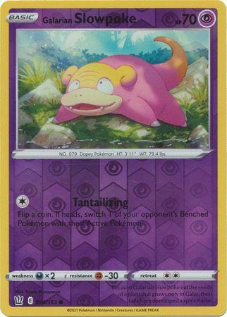 Battle Styles - 054/163 - Galarian Slowpoke - Reverse Holo