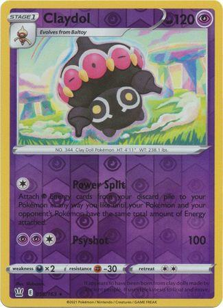 Battle Styles - 058/163 - Claydol - Reverse Holo