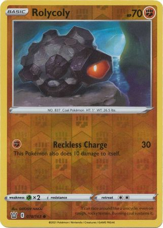 Battle Styles - 078/163 - Rolycoly - Reverse Holo