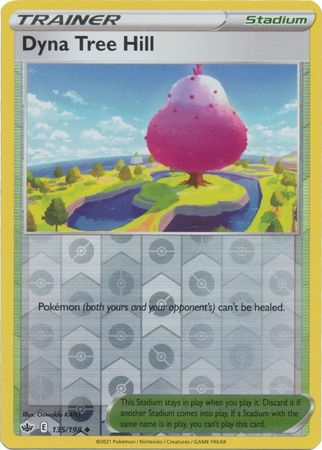 Chilling Reign - 135/198 - Dyna Tree Hill - Reverse Holo